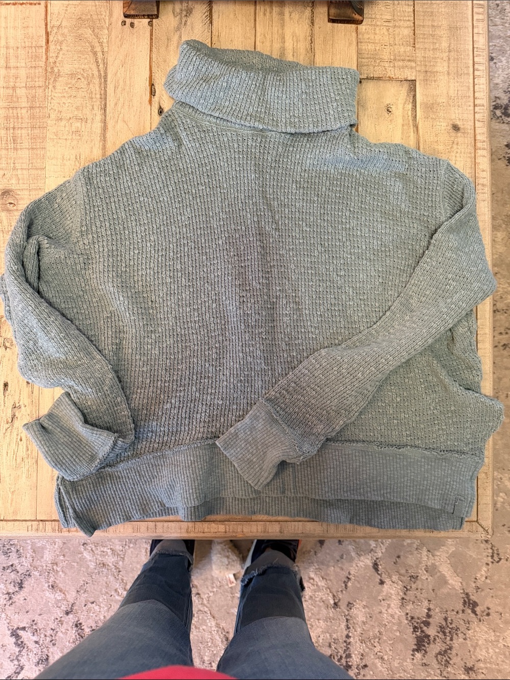 We The Free Turtleneck Sweater small